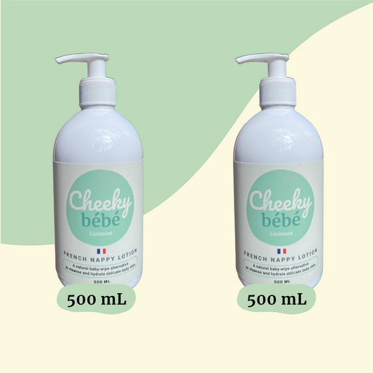 Cheeky Bébé Liniment – 500 mL - Twin Pack