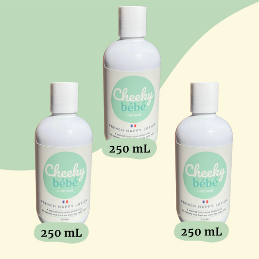 Cheeky Bébé Liniment – 250 mL - Triple pack